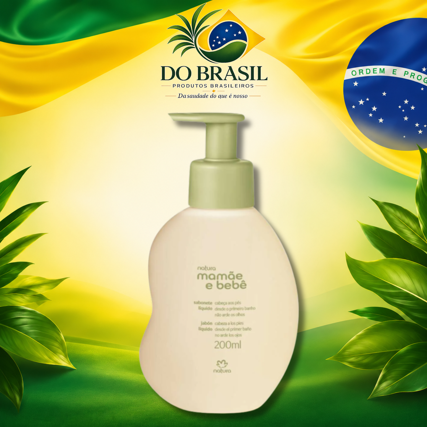 Sabonete Líquido Mamãe e bebê