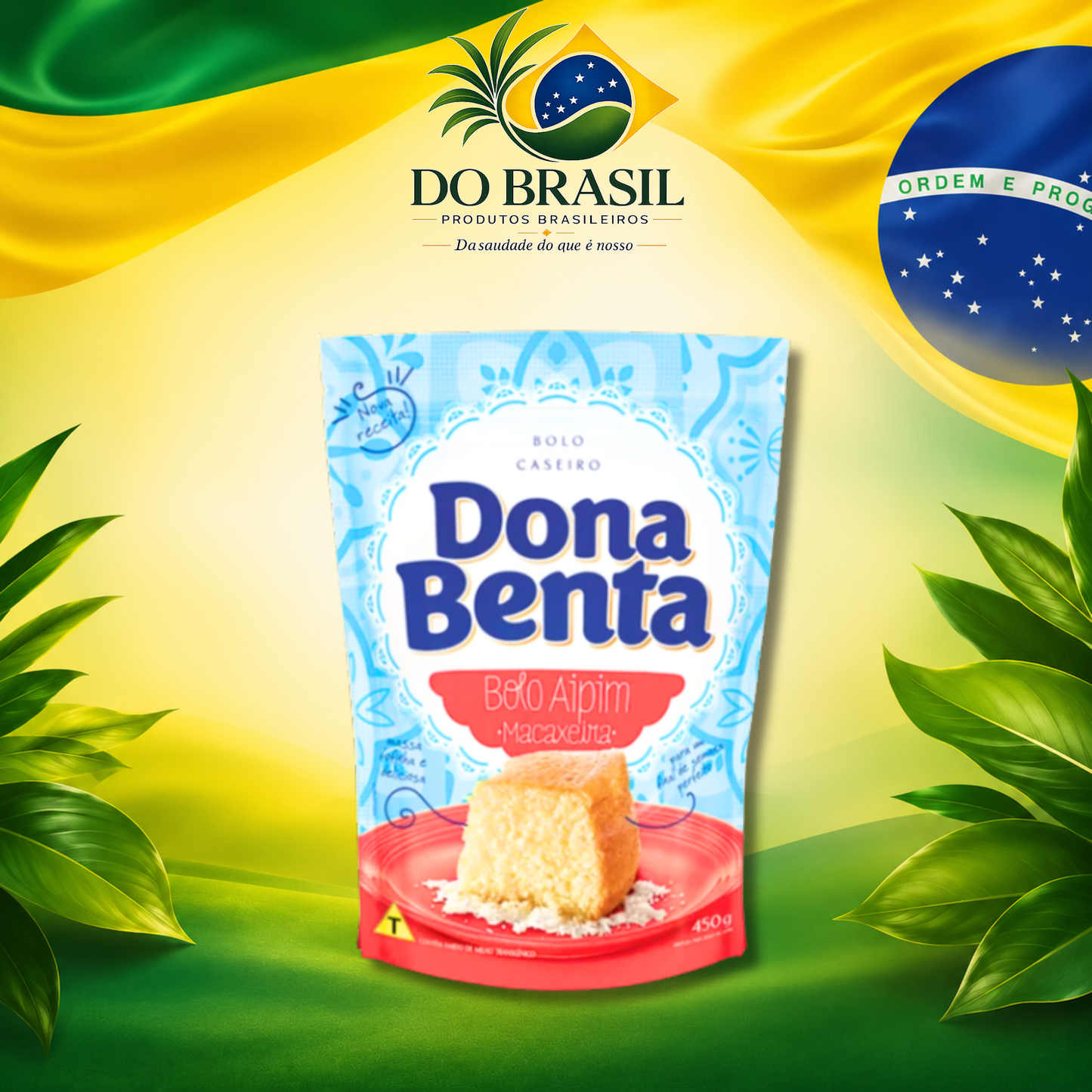 Mistura para bolo de Aipim