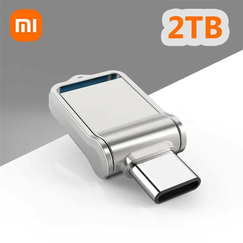 Xiaomi 2TB USB 3.2 Flash Drive High Speed USB 1TB 512GB Type-C Interface Dual-Use Flash Memory Stick For Mobile Phone Computer 