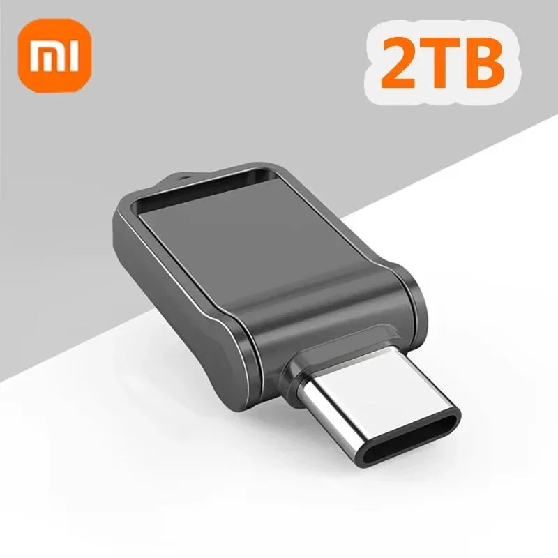 Xiaomi 2TB USB 3.2 Flash Drive High Speed USB 1TB 512GB Type-C Interface Dual-Use Flash Memory Stick For Mobile Phone Computer 