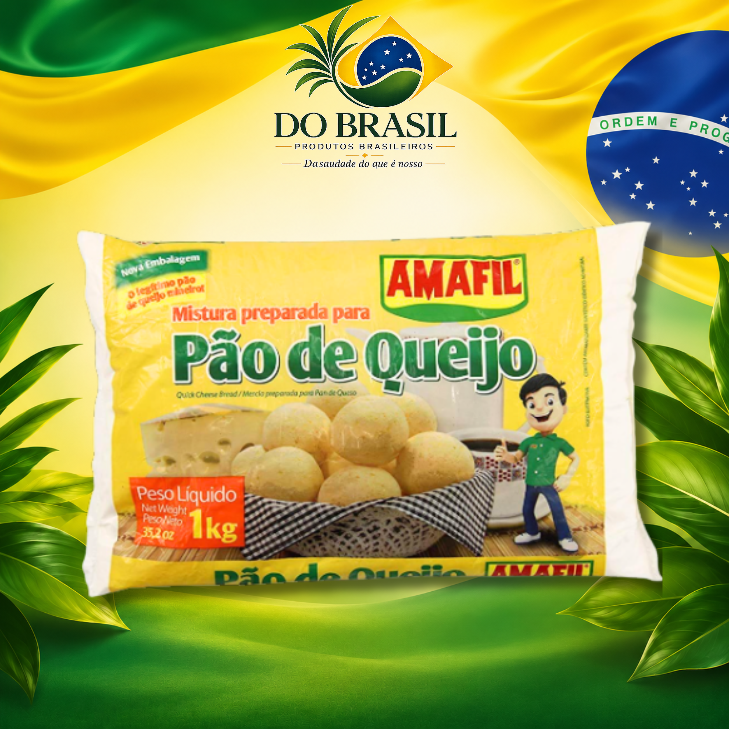 Mistura para pão de queijo Amafil