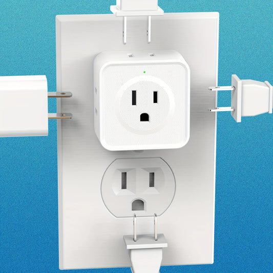 5 Way Multi Plug Outlet Extender, Wall Outlet Expander