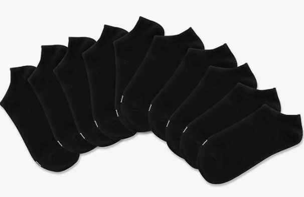 Meias K. Bell Femininas Pretas 10 pares