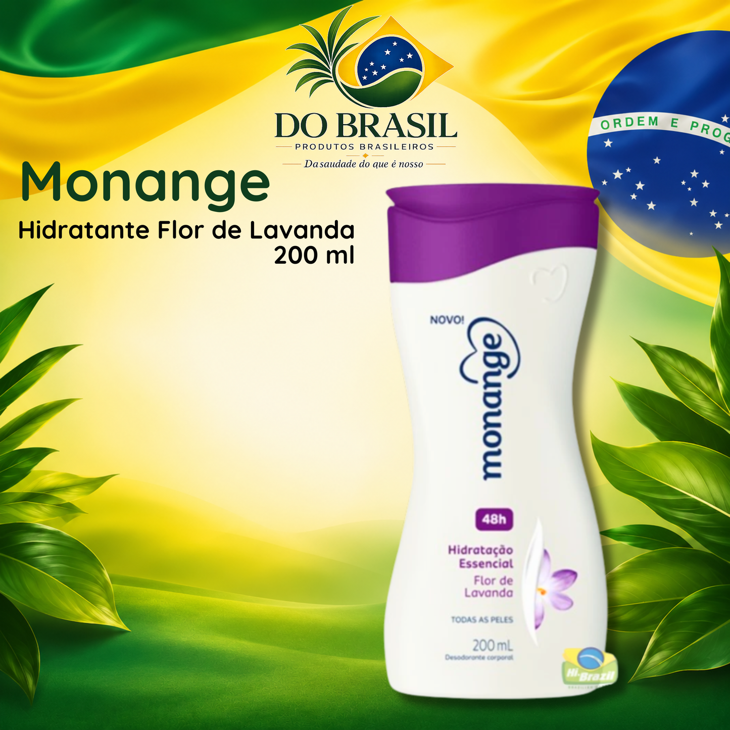 Monange Hidratante Flor de Lavanda